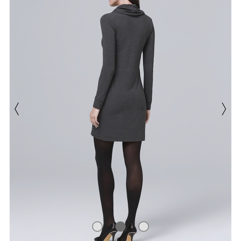 NWT White House Black Market cowl neck shift dress - Picture 2 of 7